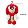 12 inch Sonic Plush Doll,The Hedgehog 2 The Movie Plush,Knuckles Sonic Plush Toy, Shadow Stuffed Animals Plush Pillow, Gift for Kids (Knuckles)