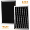2 Pack JX81J WB02X11124 Microwave Carbon Filter Recyclable,Compatible with GE Hotpoint Microwave Oven by AMI PARTS