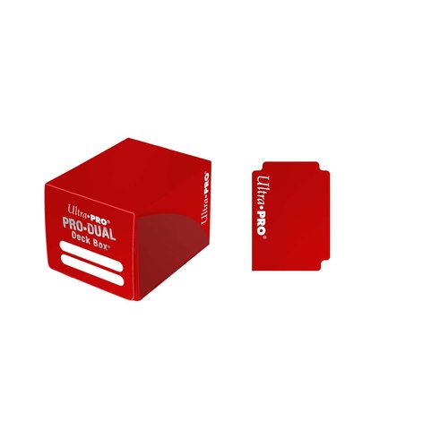 Ultra Pro Dual Deck Box, Small, Red
