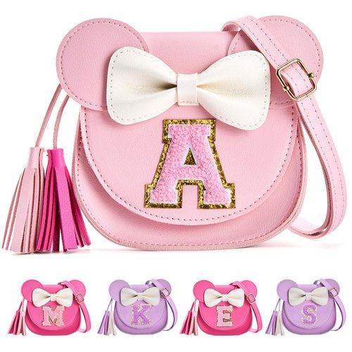 ONECOCOA Toddler Purse Birthday Gifts for Girls 3 4 5 6 7 8 Year old, Mini Mouse Little Girl Purse Kids Christmas Gifts
