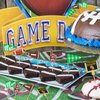 Gatherfun 96pcs Football Themed Toothpicks, Cupcake Toppers, Cocktail Picks for Birthday Party, Game Day, Tailgate Decorations