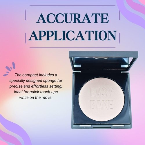 HUDA BEAUTY Easy Bake and Snatch Pressed Talc-Free Brightening and Setting Powder Cupcake