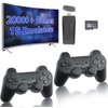 Wireless Retro Game Console, Nostalgia Stick Game Handheld Game Console with 20,000+ Games Built in and 9 Emulators Plug and Play Video Games for Tv