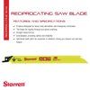 Starrett Bi-Metal King Cut Fire Rescue and Demolition Reciprocating Saw Blade - 8" Length x 3/4" Width x 0.50" Thickness, Straight Blade, 10-14 TPI, 20-Pack - BR81014-20