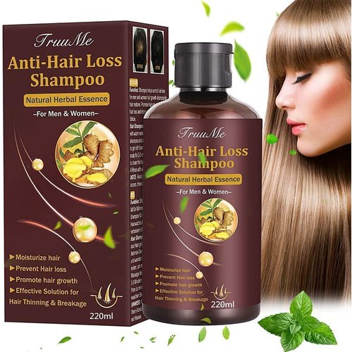 TruuMe Hair Growth Shampoo, Anti Hair Loss Shampoo, Helps Stop Hair Loss, Regrowth Shampoo for Men & Women, 220mL