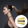 8pcs Simulation Punk Bands Barrette Ponytail Tie Plastic Girls Items Rings Hair Gothic Headwear Buckles Cuff Teeth Use Long Gold Ties Cuff: Ring with Elastic