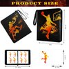 Basketball Cards Binder 400 Pockets, Trading Cards Holder Card Collectors Album,Trading Card Binder 4 Pocket with 50 Removable Sleeves for Basketball Card and Sports Card