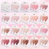 SHOYUM 24 Pcs Jelly Nude Gel Nail Polish Set, Sheer Pink Colors Gel Polish Kit with Glossy & Matte Top Coat and Base Coat for Nail Art DIY Manicure and Pedicure at Home