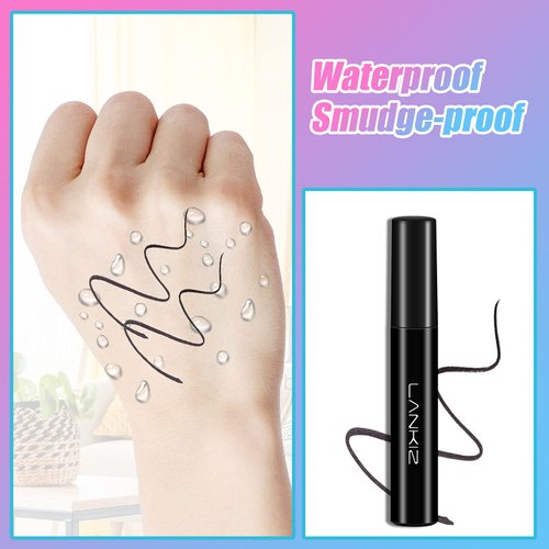 LANKIZ Magnetic Eyeliner 3 Tubes 5ml, Magnetic Lash Liner, Liquid Eyeliner for Magnetic Eyelash, Natural Looking, Waterproof (5ml0.17us.fl.oz)