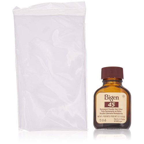 Bigen Permanent Powder Hair Color 45 Chocolate 1 ea (Pack of 4)