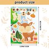 24 Sheets 8.3''×5.9'' Make Your Own Jungle Animal Stickers for Toddlers Kids Party Favors, Make a Face Stickers for Kids Activities Supplies Crafts