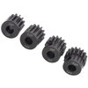 Treehobby 4PCS Metal Steel 32P 5mm Pinion Gear Set 13T 14T 15T 16T with Hex Key for RC Cars(Compatible with 0.8 Metric Pitch)