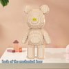 DAHONPA Animal Mechanical Bear Micro Building Blocks Set with Drawer（7220PCS）, Personalized Decoration, Gift for Adults and Kids