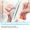 9pcs Ingrown Toenail Tools Set, Surgery Grade Ingrown Toenail Treatment Pedicure Tool for Thick, Ingrown & Side Nails, Professional Podiatrist Toenail Clippers for Men & Seniors, Father's Day Gift