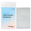 50 Pcs Shimmer Photocard Sleeves for Double Sleeving Kpop Photocards Iridescent PP Card Protector PVC Free and Acid Free (61mm x 91mm)
