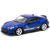 GR86 RHD (Right Hand Drive) Blue Metallic with White Stripes Global64 Series 1/64 Diecast Model by Tarmac Works T64G-038-BL