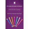 [BTS Official Merchandise] Fans Gift - K-Pop Idols Goods - BTS Character Figure Toothbrush with Convenient Magnetic Holder (RM)