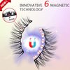 Magnetic Eyelashes with Eyeliner Kit 7 Pairs, 3D Wispy Lashes Natural Look, 7 Styles Fluffy False Eyelashes Pack, by TMIELYBS