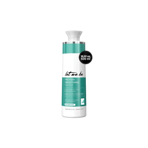 Transform with Let Me Be Hair Keratin Treatment: Brazilian Protein Smoothing, Moisturizing, Frizz-Free, & Intensive Shine in a Single Step. Effective 500ml/16.91oz for Straight, Lustrous Hair.