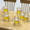 Toddmomy 20Pcs Mini Beer Mug Shot Glasses Mini Resin Beer Cups Tiny Shot Mug Landscape Beer Mug Decoration Mini Glasses Miniature Accessory for Dollhouse