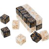 48 Pieces MTG Dice Counters Plus 1 Tokens Counter Marble D6 Bulk Dice Compatible with Magic The Gathering, Cards Gaming Accessories