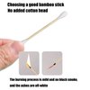 Thick Cotton Swabs,XL Size Natural Bamboo Cotton Buds 3 pack