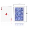 Gamie Jumbo Playing Cards Deck - 3 Inches X 5 Inches - Oversized Big Poker Card Set - Huge Casino Game Cards for Kids, Men, Women and Seniors - Great Novelty Gift Idea - 1 Pack