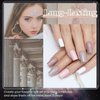 Beetles Gel Nail Polish Kit, 6 Colors Nude Gel Polish Pink White Beige Grey Gel Polish Brown Gel Nail Polish Elegant Nail Art Manicure Kit Soak Uv Gel Gift for Women Set Nude Nail Polsh