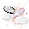 Mabor 2pcs Loose Powder Containers Powder for Women Girls Empty Face Powder Compact Powder Puff Container with Mirror Empty Reusable Powder Case