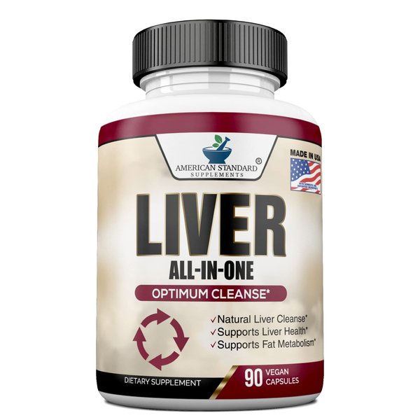Liver Cleanse & Detox, Liver Supplement, Liver Support, Liver Detox, Liver Cleanse, Liver Health, Milk Thistle Silymarin, Artichoke, Dandelion, Turmeric, Choline, Alpha Lipoic Acid, Black Pepper Ext