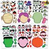 JOYIN 30 Pcs Halloween Make a Face Stickers for Kids, Halloween Party Favor, Party Craft Supplies, Fall Sticker Sheets with 6 Different Facial Expression, Classroom Art Activities Treat Games Goodies