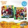 Treasures Gifted Officially Licensed BEYBLADE BURST Party Supplies - Serves 24 Guests - Starter Set BEYBLADE Party Supplies - BEYBLADE Birthday Party Supplies - BEYBLADE Plates & BEYBLADE Napkins