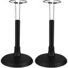 Toyvian 2 Pcs Doll Stands Adjustable Doll Support Black Action Figure Display Holder Doll Organizers Brackets Doll Display Holders for Dolls Accessories Home Shop, 14-20cm