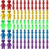 CroBlissful 50 Pcs Mini Alien Figures Colorful Little Alien Figurines for Halloween Party Favors Hide and Seek Rubber Tiny Aliens Toy Mini Alien Action Figure for Halloween Birthday Goodie Bag