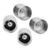 Trailer Bearing Buddy, 4Pcs Stainless Steel Wheel Hub Bearing Buddies Center Caps Protector with 1.98in Diameter for Boat RV