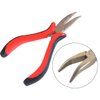 Hair Extensions Tool Kit I-tip Hair Extension Pliers Pulling Hook Bead Device Tool Kits and 500 Pcs 5 mm Micro Links Rings Beads (Dark Blonde)