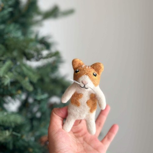 Ginger Cat Finger Puppets, Felt Ginger Cat Finger Puppets, Finger Puppet Ginger Cat, Fair-Trade Finger Puppets, Kids Educational Toys, Eco-Friendly Handmade Finger Puppets, Unique Gift for Kids