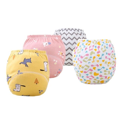 Reborn Baby Dolls Diapers 22 inch Newborn Reusable 4-Piece Pack Fit 22-24" Reborn Dolls Alive