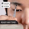 [Premium Hand-Made] Nose Hair Trimmer for Men - Nasal Clippers, Nose hair Clippers,304 Surgical-Grade Stainless Steel, Eyebrow Trimmer, Waterproof, Third-Generation Craftmanship, Made in Korea (Blue)