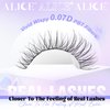 Natural Lash Clusters Wispy Cluster Eyelash Extensions 168pcs Individual Lashes 8-16mm C Curl DIY Lash Extension Natural Look Soft Thin Band Cluster Lashes by ALICE