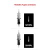 One Tattoo World 50-Pack Assorted size (10pcs each of 3RL, 5RL, 7RL, 9RL, 11RL) Premium Quality Disposable Tattoo Cartridge Needle for Rotary Pen Tattoo Machine, OTW-50-PN2