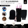 Bronze Tan Self Tanner Accessory Kit - Includes Self Tanning Mitt, Tan Remover Exfoliating Mitt, Easy-Reach Back Applicator, Tanning Brush Applicator for Face & Hands - Sunless Tanning Application