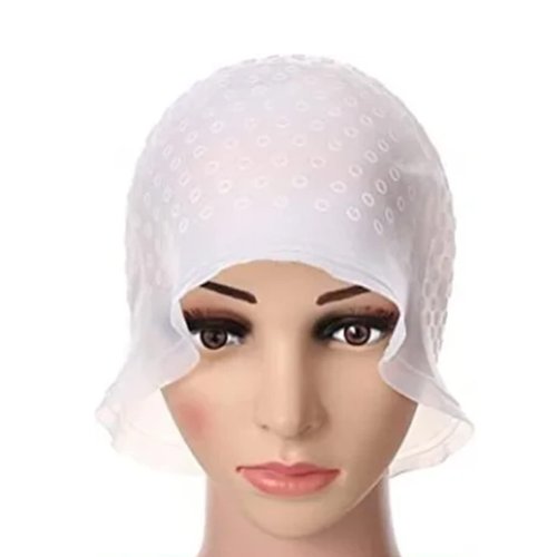 Salon Highlighting Cap Silicone Dyeing Highlighting Cap DIY Hair Coloring Cap for Hairdressing, P...