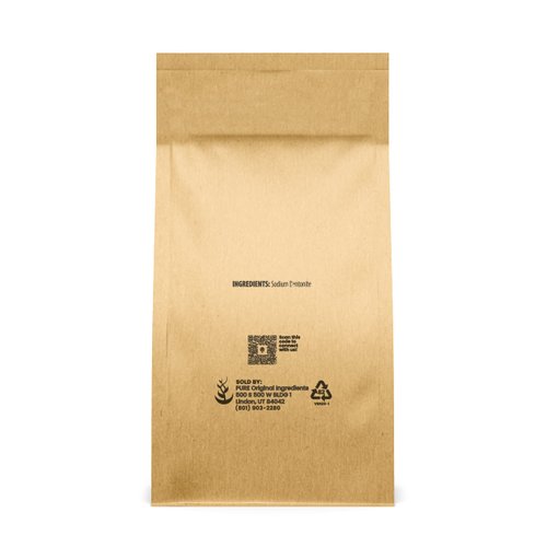 PURE ORIGINAL INGREDIENTS Bentonite Clay (2 lb) Fine Powder, Pure Sodium Bentonite, For Face Masks & More