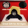 WEIGEDU Black Gorilla Stuffed Animals, Stuffed Gorilla, Gorilla Apes Plush Toys for Boy Girl Kids Birthday, 12 inches