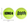 KONG Cozie Marvin Moose & SqueakAir Balls (3 Pack) - Dog Fetch & Chew Toys for Fun - Soft Toy Moose for Indoor Play - Durable Dog Toy Balls for Outdoor Play - for Medium Dogs