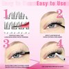 Natural Lash Clusters Wispy DIY Cluster Eyelash Extensions C Curl Individual Lashes 10-12mm Short Eyelash Clusters Manga Cluster Lashes 120pcs Lashes Clusters