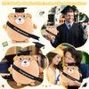 Emoin Graduation Bear Plush Graduation Gifts for Boys and Girls, 11.8'' Graduation Stuffed Animal Bear Plush Pillow with Cap,Graduation Plush Animal Gift for Her, for Him, for College, High School