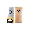 Fringe Studio Plush Dog Toy Set, I Saw That, 2 Piece Set, Pet Shop Collection (312024)