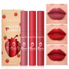 IONSGAKO 3PCS Matte Nude Lipstick Velvet Nude Lip Gloss Non-Drying, Non-Fading, Non-Stick Cup, Matte Lip Stain Long Lasting Waterproof Lipstick for Women Girls Lip Makeup - Set B